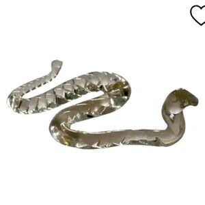 Snake hand blown Murano Glass Snake